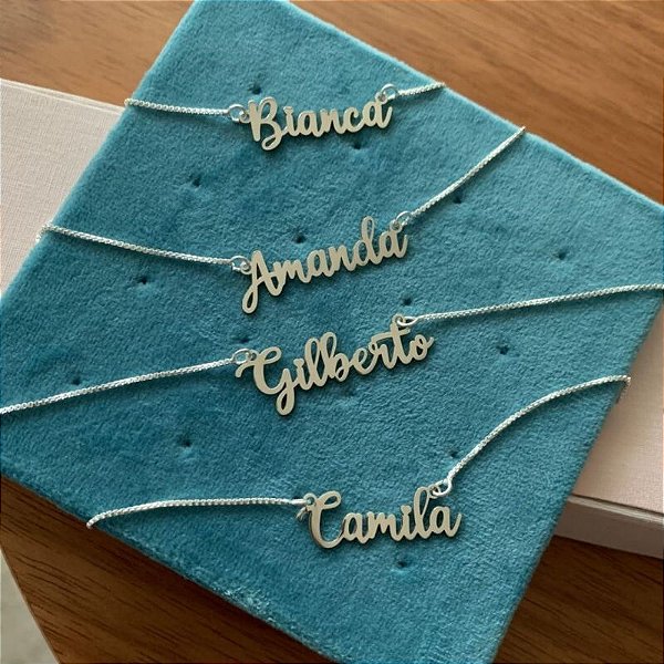 Colar Nome Fonte Baby- Personalizado