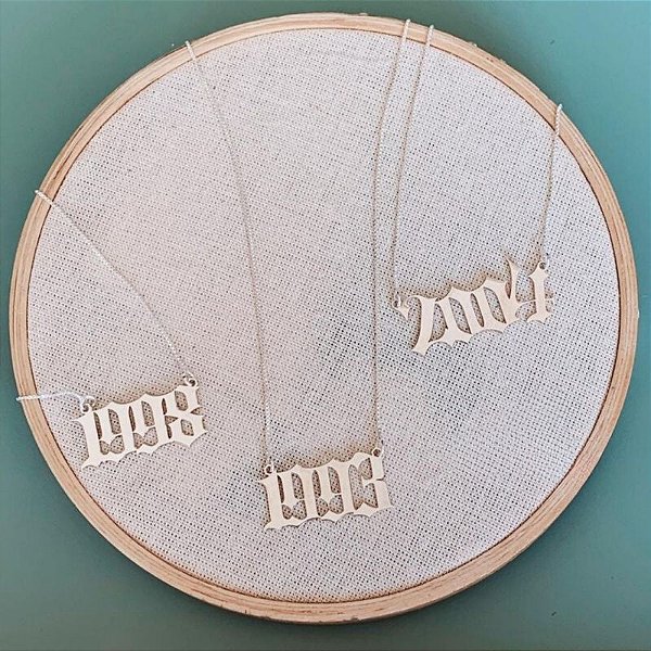 Gargantilha Datas Personalizadas