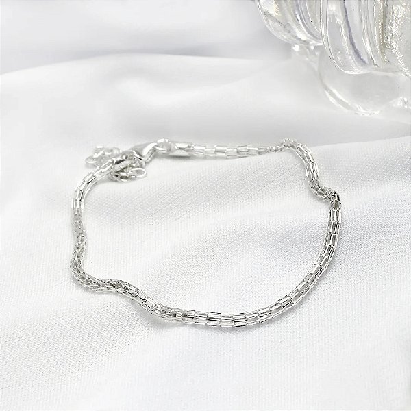 Pulseira Prata 925 18+5cm