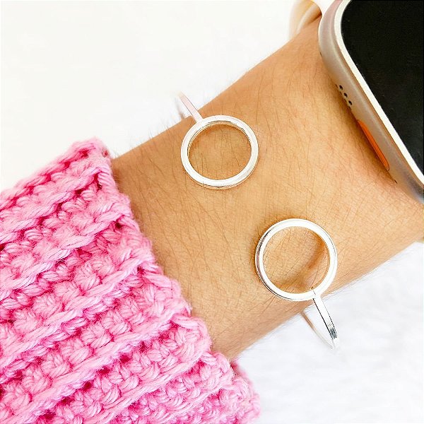 Bracelete Círculo Vazados