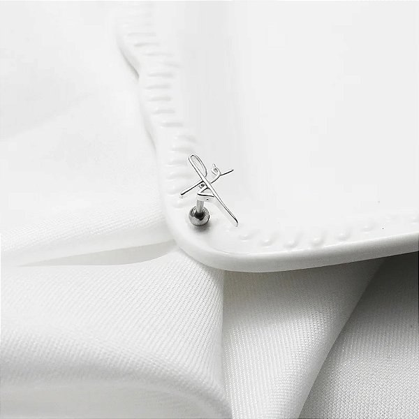 Piercing Tragus Frase Fé