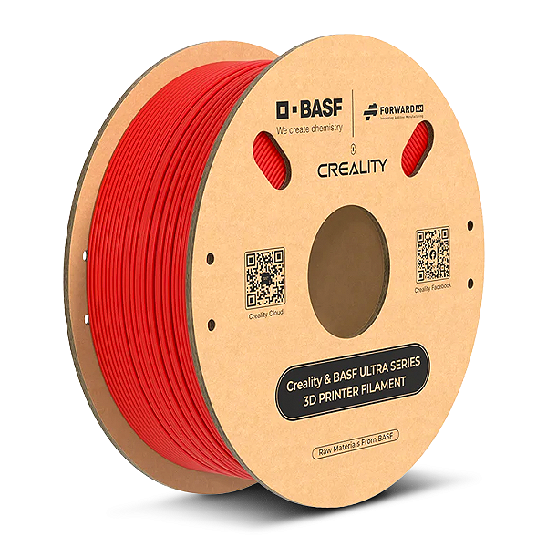 Filamento Ultra PLA Vermelho 1,75mm Creality & BASF - 1 kg