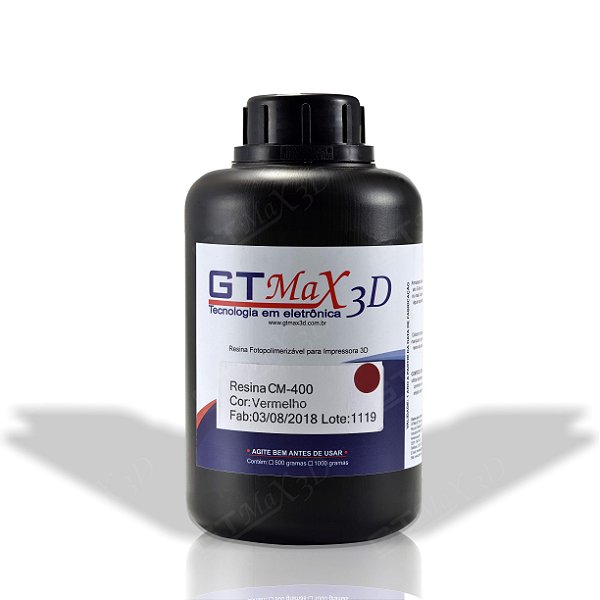 Resina Laranja (Fundição) GTMax3D - 500g