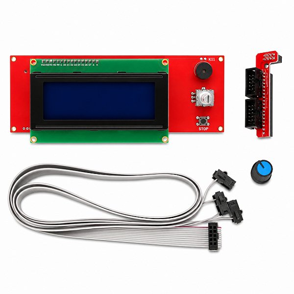 Controlador LCD c/ entrada para cartão SD - para Impressora 3D