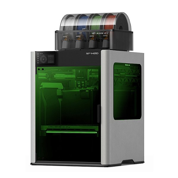 Impressora 3D - Bambu Lab H2D Laser 10W + AMS 2 PRO (Combo)