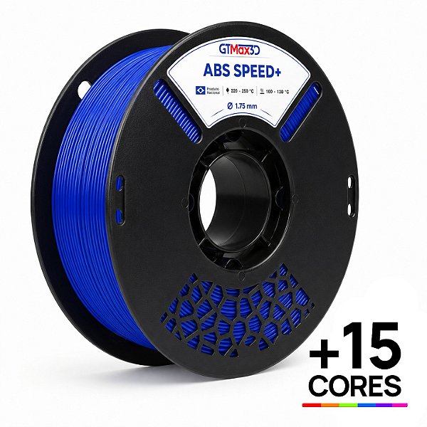 Filamento ABS Speed+ GTMax3D 1.75mm - 1kg - Várias Cores