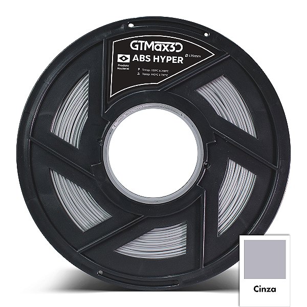 Filamento ABS Hyper GTMax3D 1.75mm - 1kg - Várias Cores