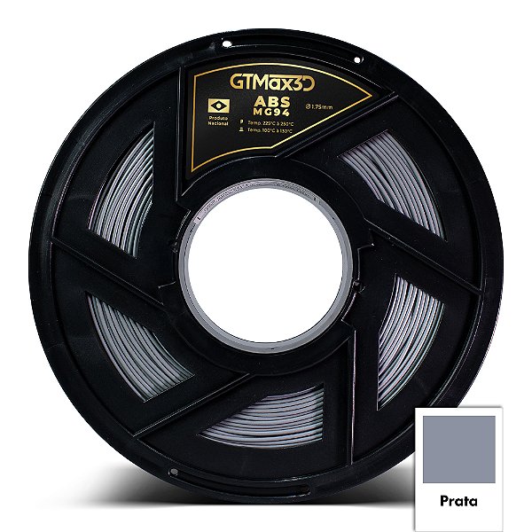 Filamento ABS Premium MG94 GTMax3D 1.75mm - 1kg - Várias Cores