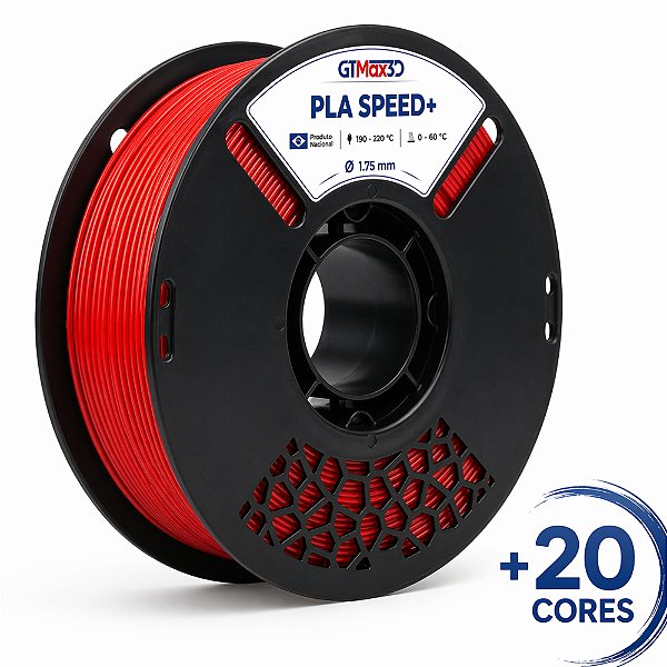 Filamento PLA Speed+ GTMax3D 1.75mm - 1kg - Várias Cores