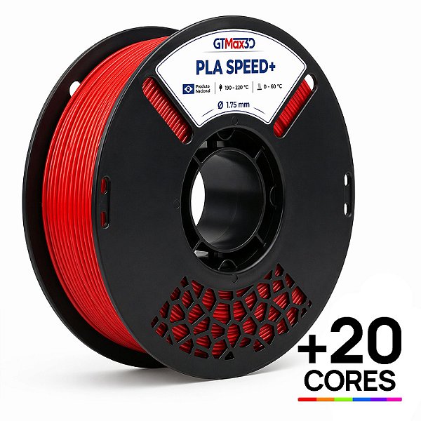 Filamento PLA Speed+ GTMax3D 1.75mm - 1kg - Várias Cores