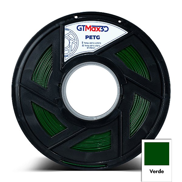 Filamento PETG GTMax3D 1.75mm - 1kg - Várias Cores