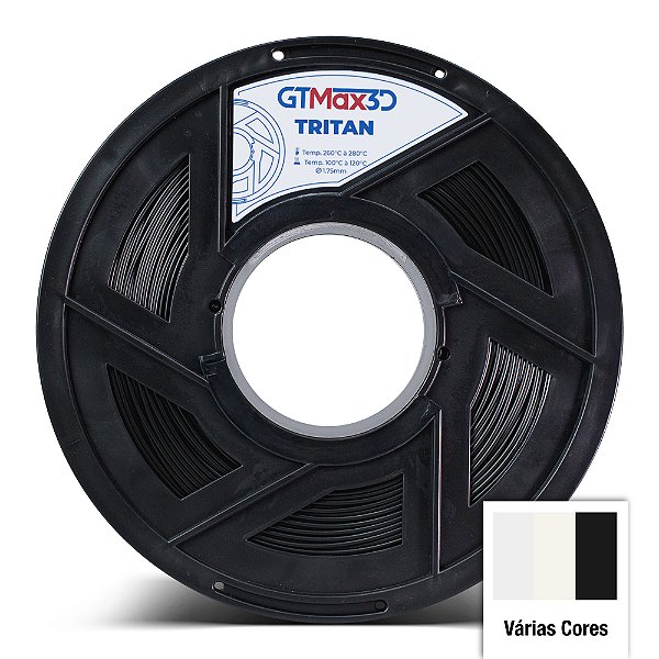 Filamento TRITAN GTMax3D 1.75mm - 1kg - Várias Cores