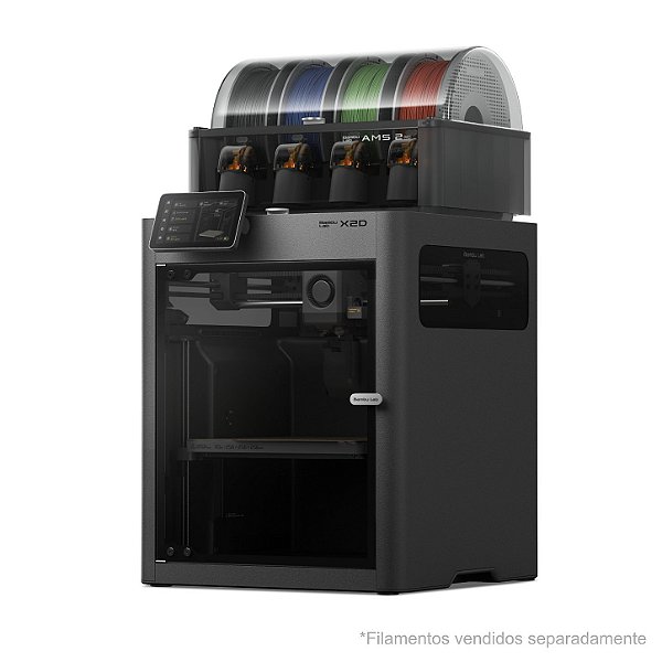 PRÉ-VENDA - Impressora 3D - Bambu Lab X2D + AMS 2 (Combo)