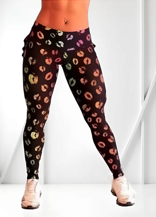 Legging Babado Kisses