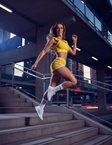 Bermuda Princess Poá Amarelo