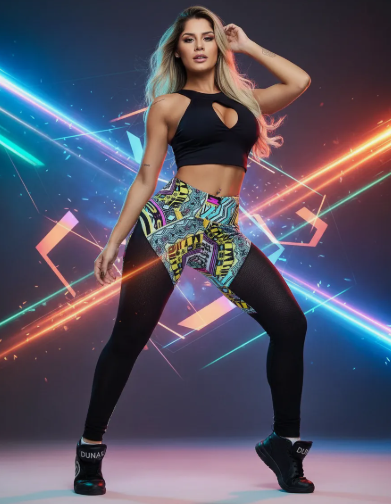 Legging Jump Estampa Colorida