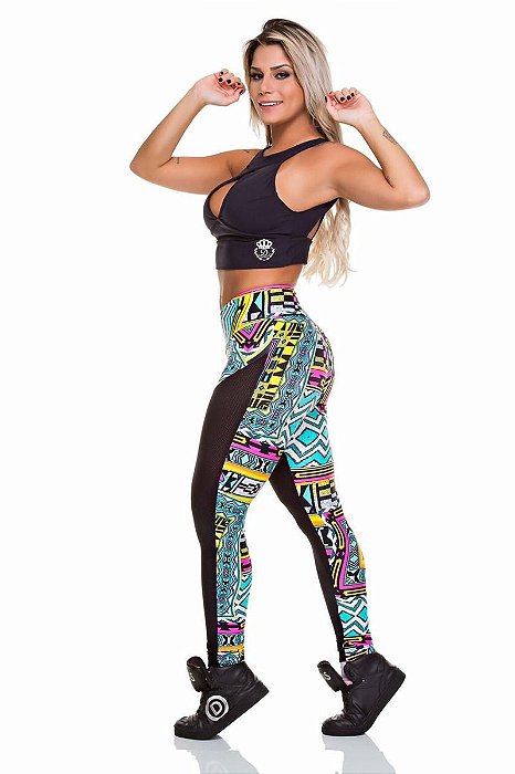 Legging Jump Estampa Colorida