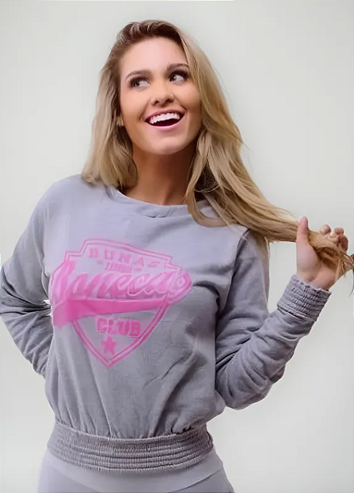 Blusa Moletom Bonecas Mescla