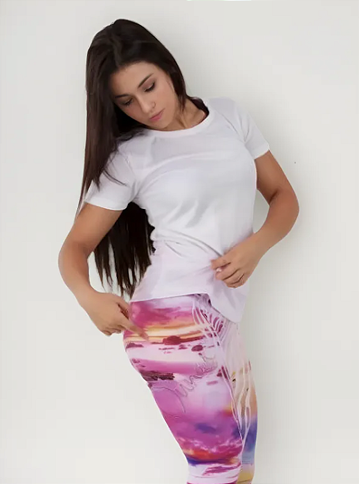 Blusa Transparência Branca
