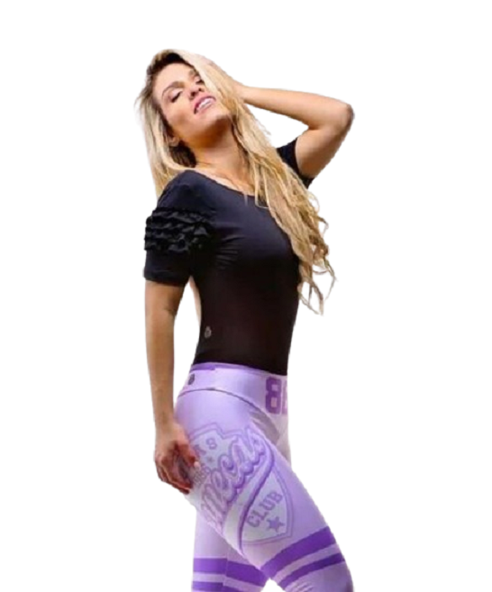 Body Babado Preto