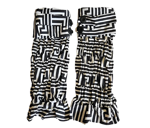 Polaina Fitness Labirinto Preto