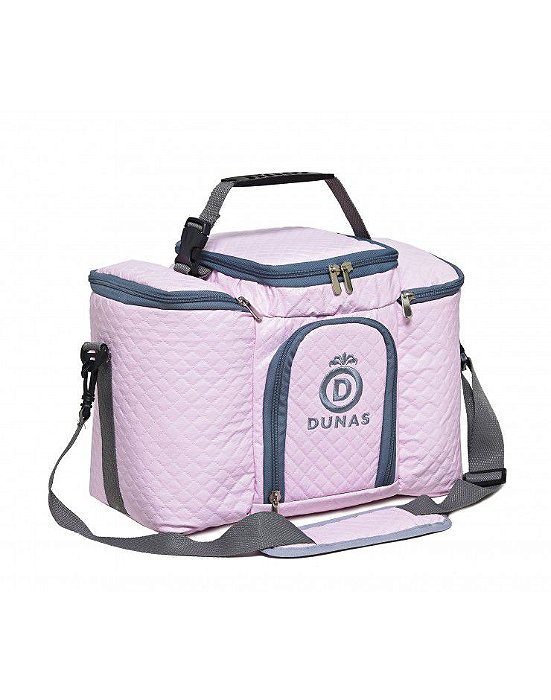 Bolsa Térmica Max Rosa Bebê com Cinza (COM AVARIA)