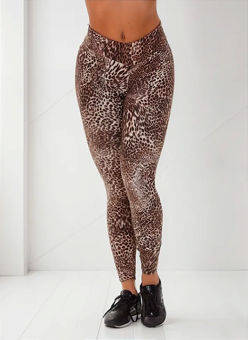 Legging Onça Marrom