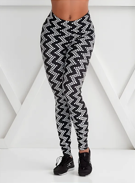 Legging Coração Branco