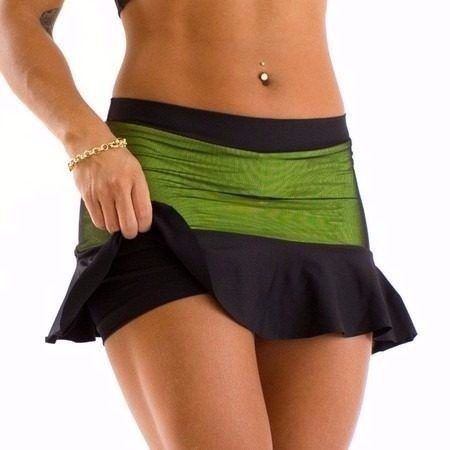 Short Saia 3D Verde