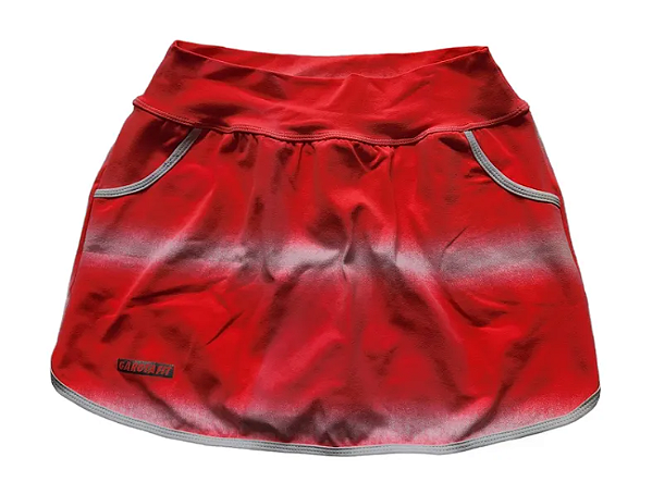 Short Saia Viés Laranja (COM AVARIA)