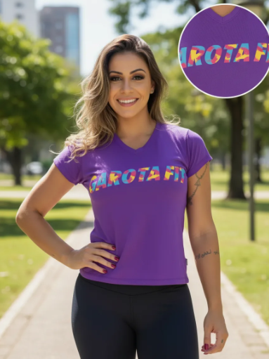 Blusa Silk Dry Roxa