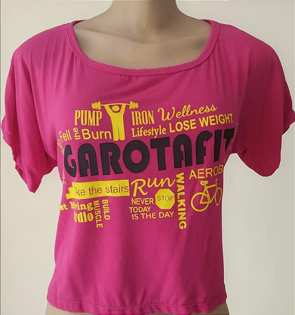 Blusa Cropped Pump Pink