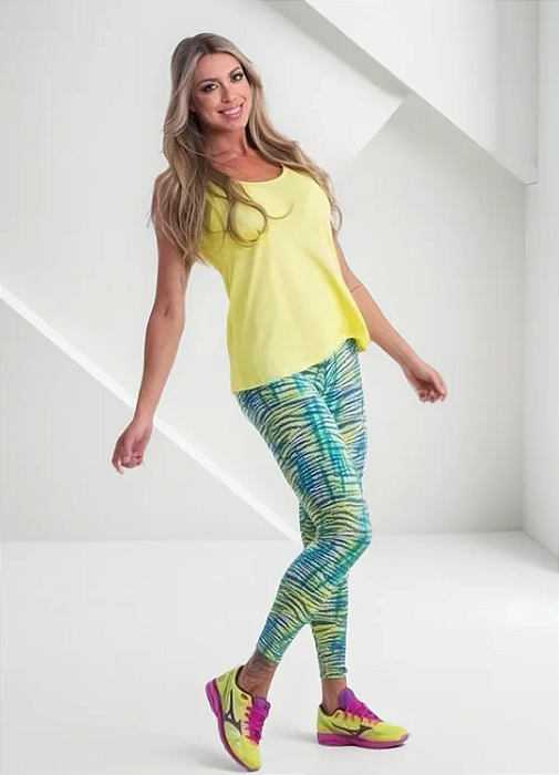 Legging Estampada Verde