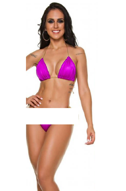 Sutiã Biquini Ripple Cirre Roxo