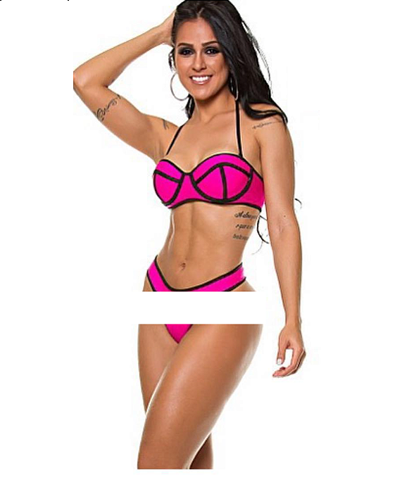 Sutiã Bojo Biquini 3D Pink