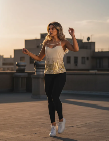 Blusa Tela Gold