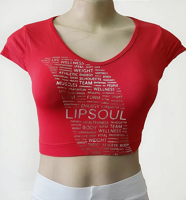 Cropped Energy Vermelho