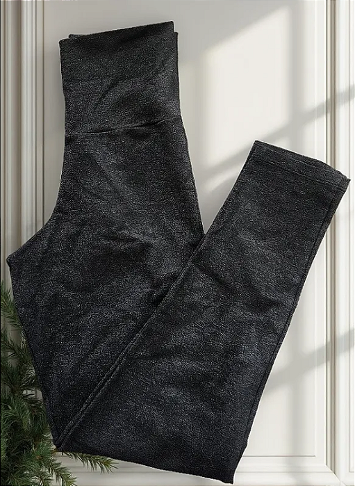 Calça Legging Compressão Mescla Escuro