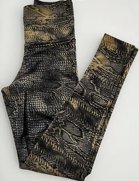 Calça Legging Texturizada Cobra