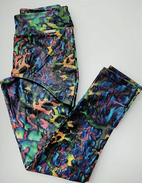 Calça Legging Sainha Cirre Estampada