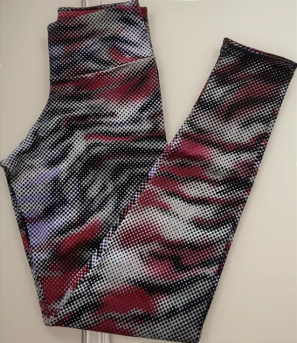 Calça Legging Bolinhas Estampada