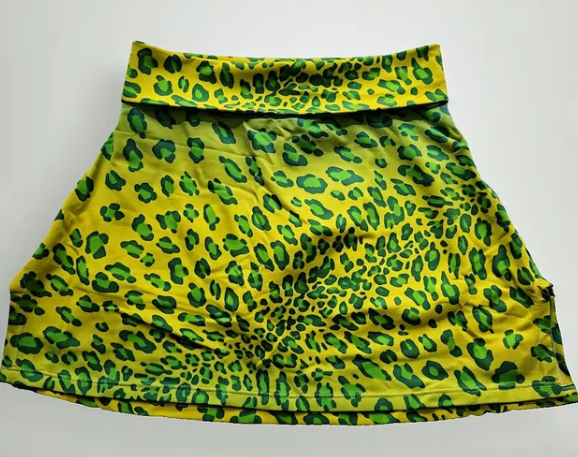 Short Saia Onça Amarela
