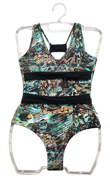 Body Verde Estampado