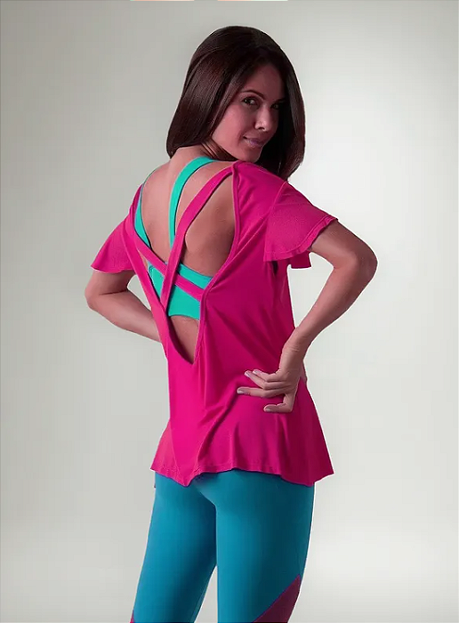 Blusa Cruzada Pink