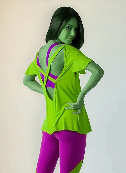 Blusa Cruzada Amarela