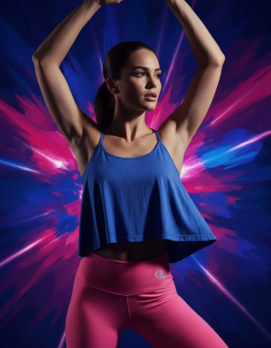 Blusa Cropped Azul Escuro
