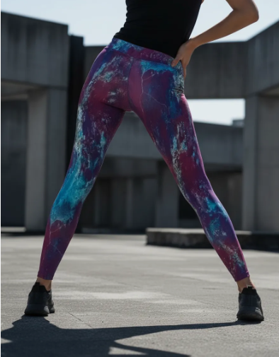 Legging Oceano Vinho