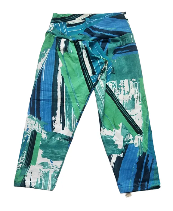 Calça Corsário Colors Verde (COM AVARIA)