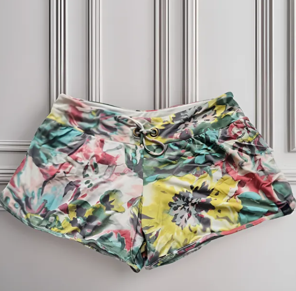 Short Corrida Flowers