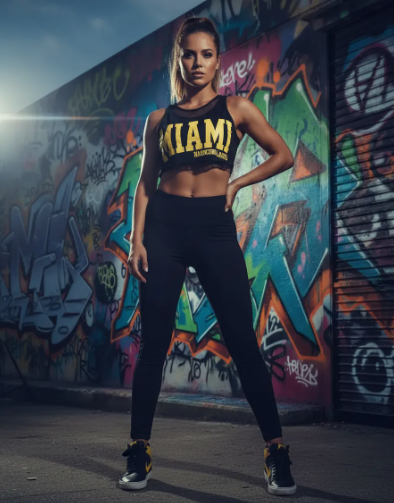 Cropped Miami Amarelo